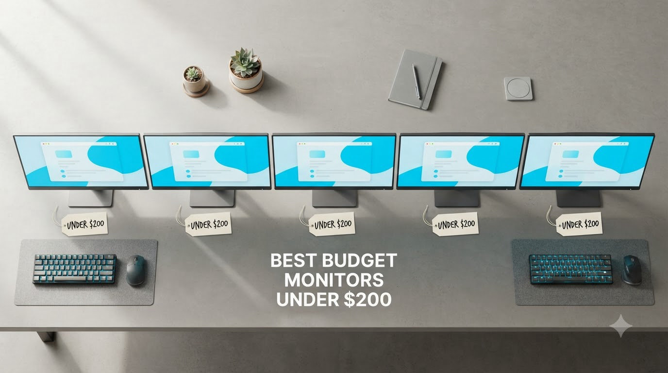 best budget monitors under $200