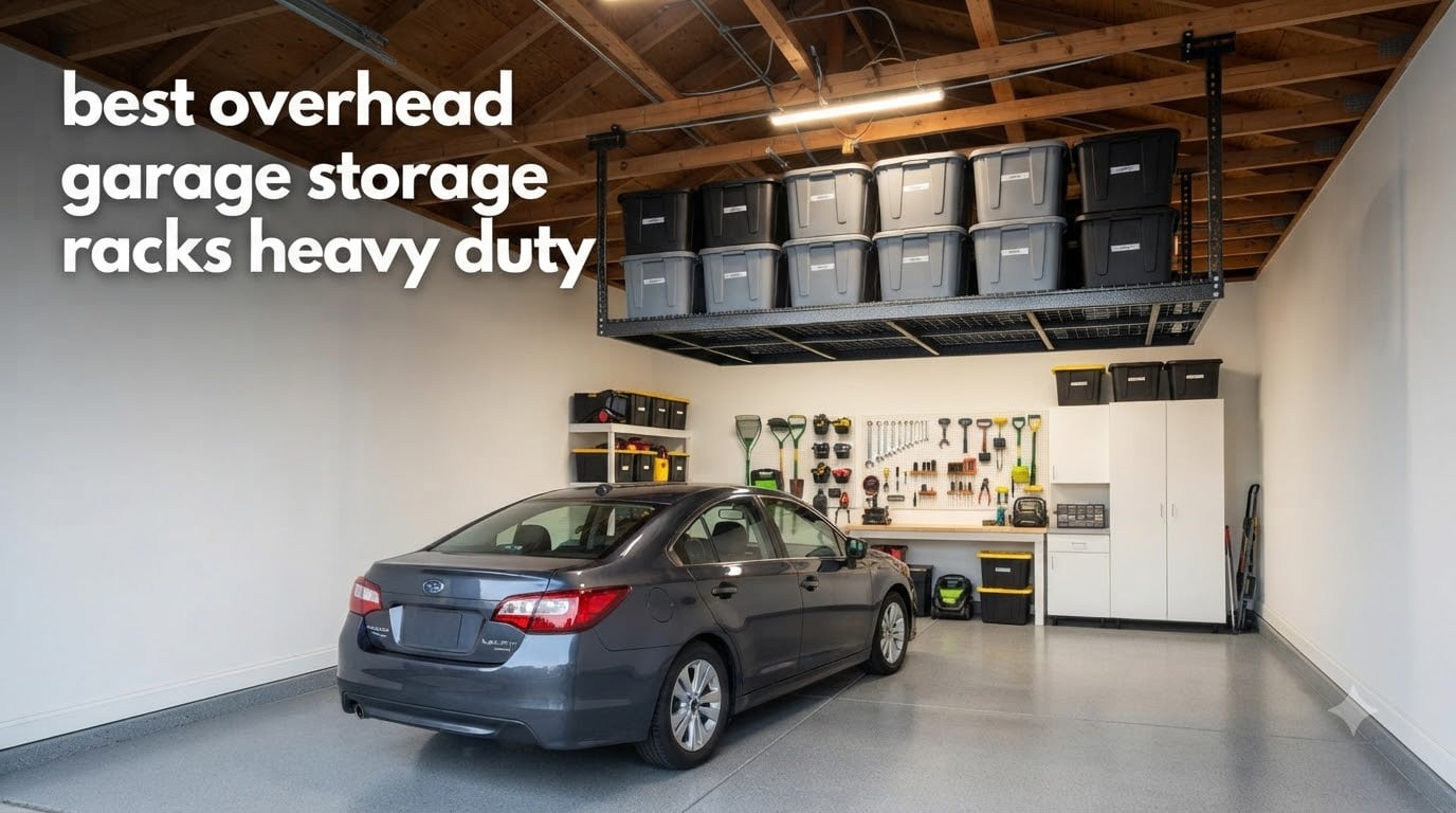 best overhead garage storage racks heavy duty
