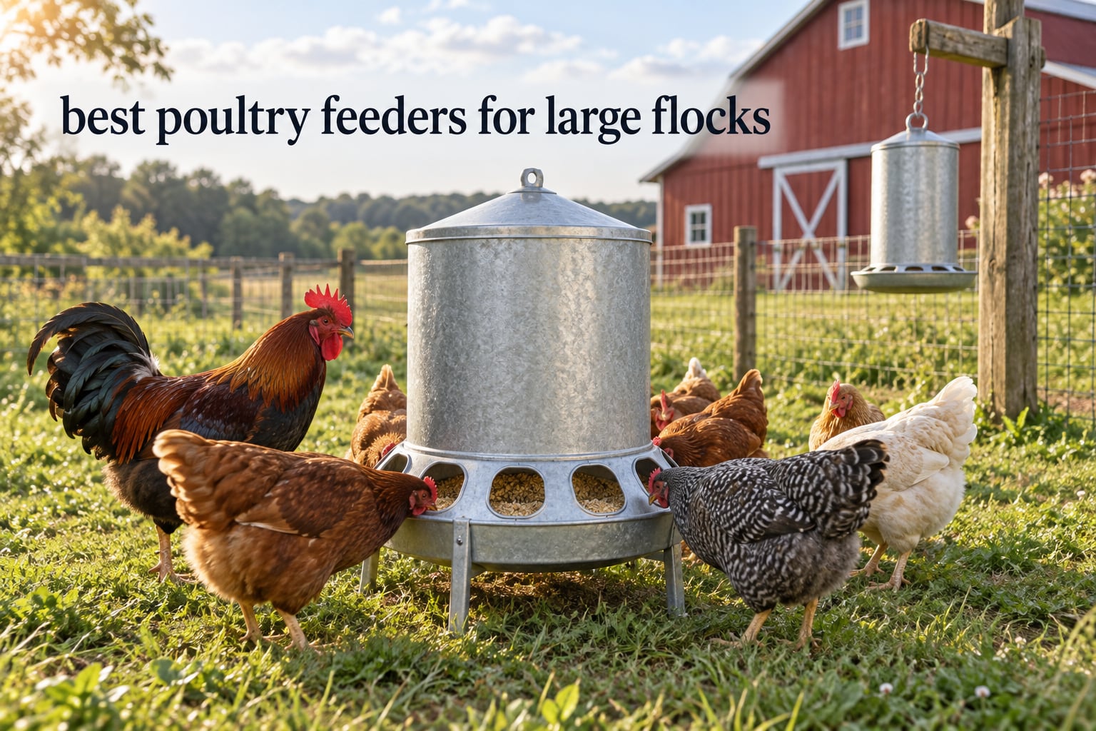 best poultry feeders for large flocks