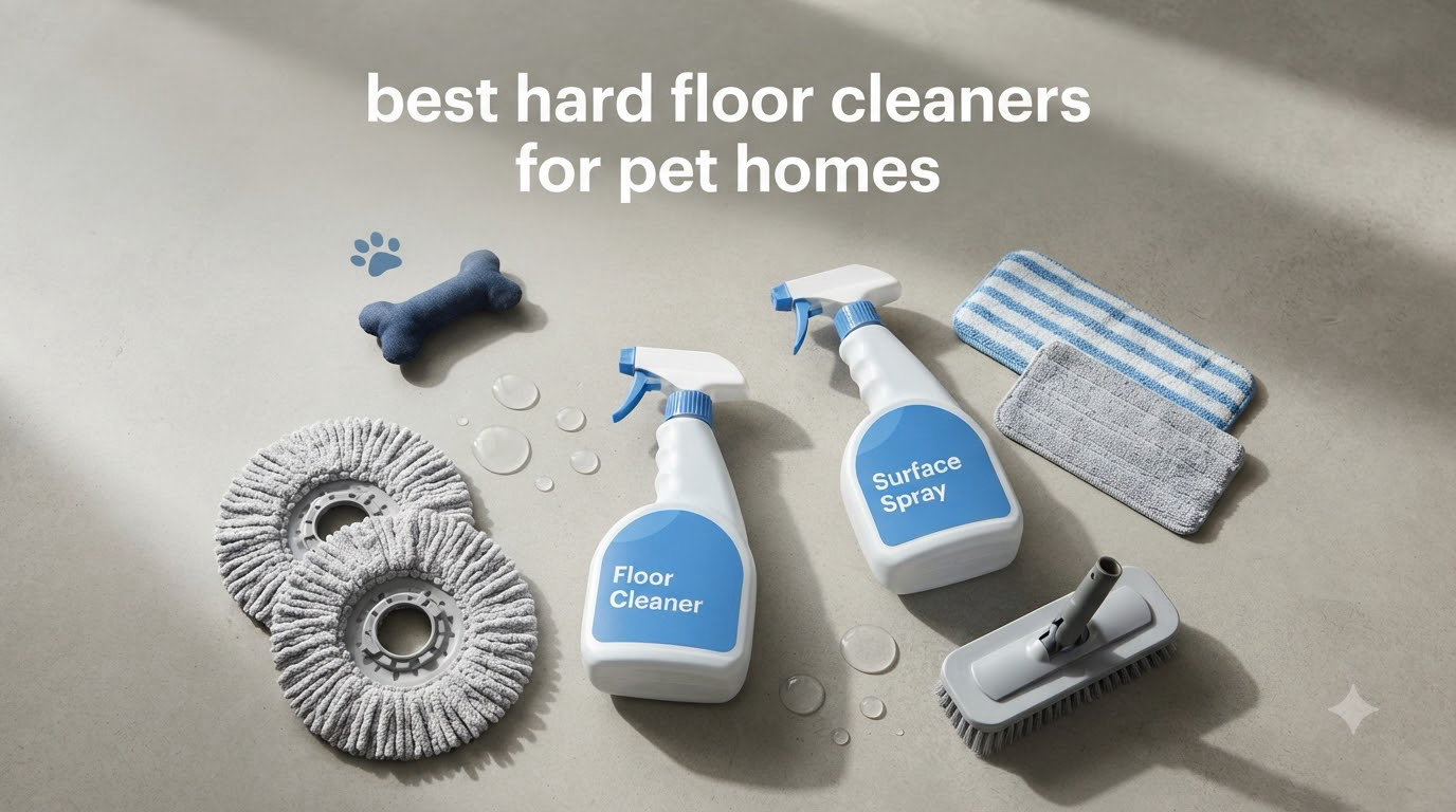 best hard floor cleaners for pet homes