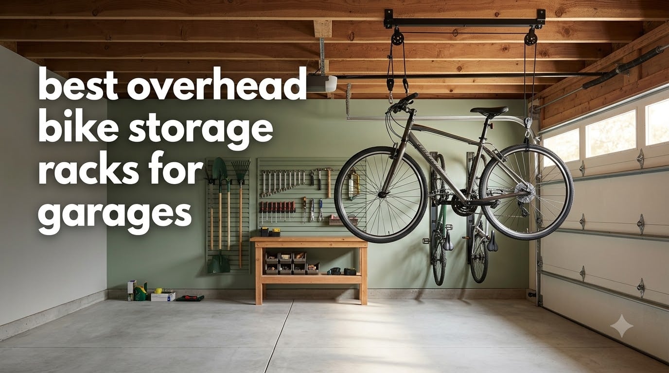 best overhead bike storage racks for garages