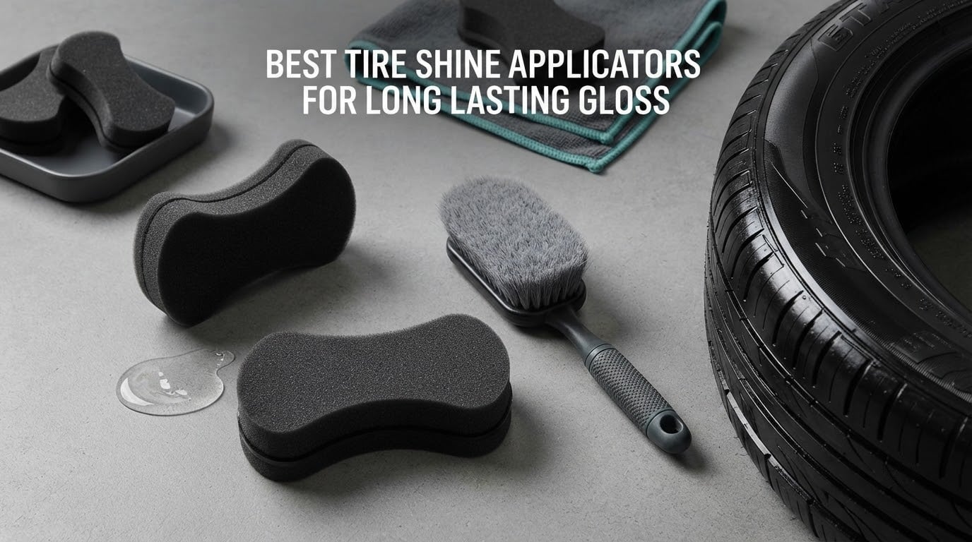 best tire shine applicators for long lasting gloss