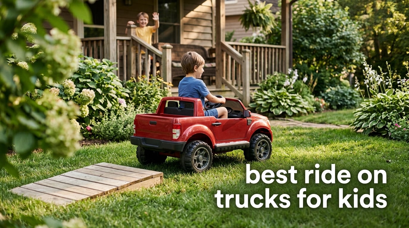 best ride on trucks for kids