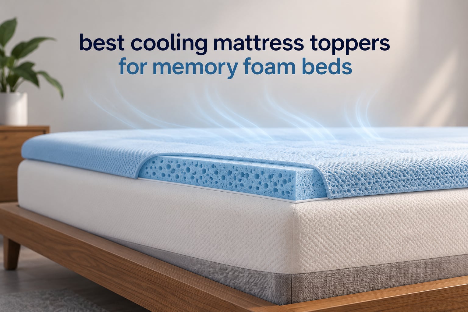 best cooling mattress toppers for memory foam beds