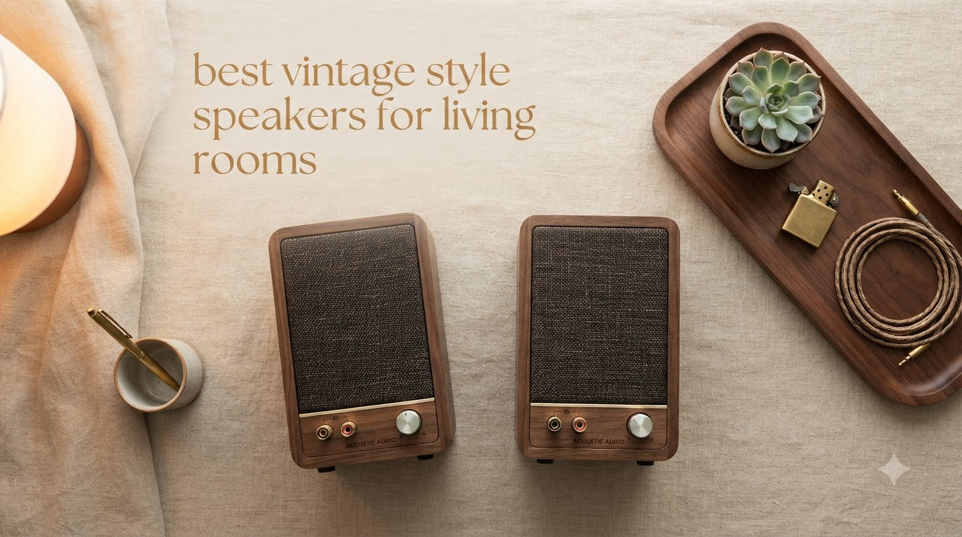 best vintage style speakers for living rooms