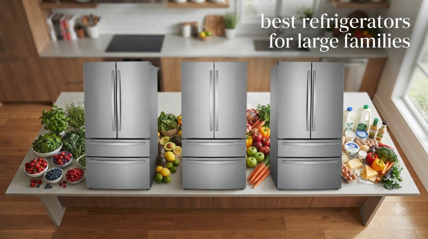 best refrigerators for large families
