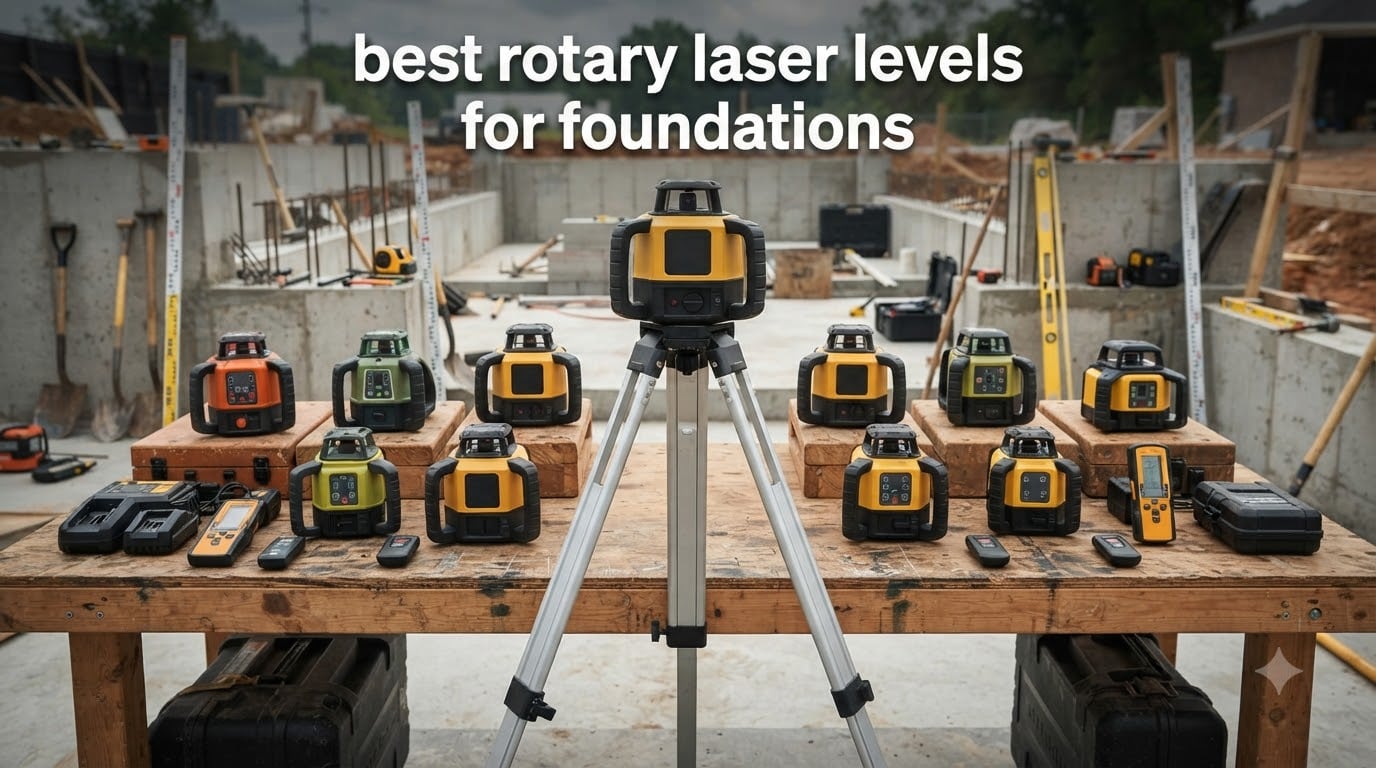 best rotary laser levels for foundations