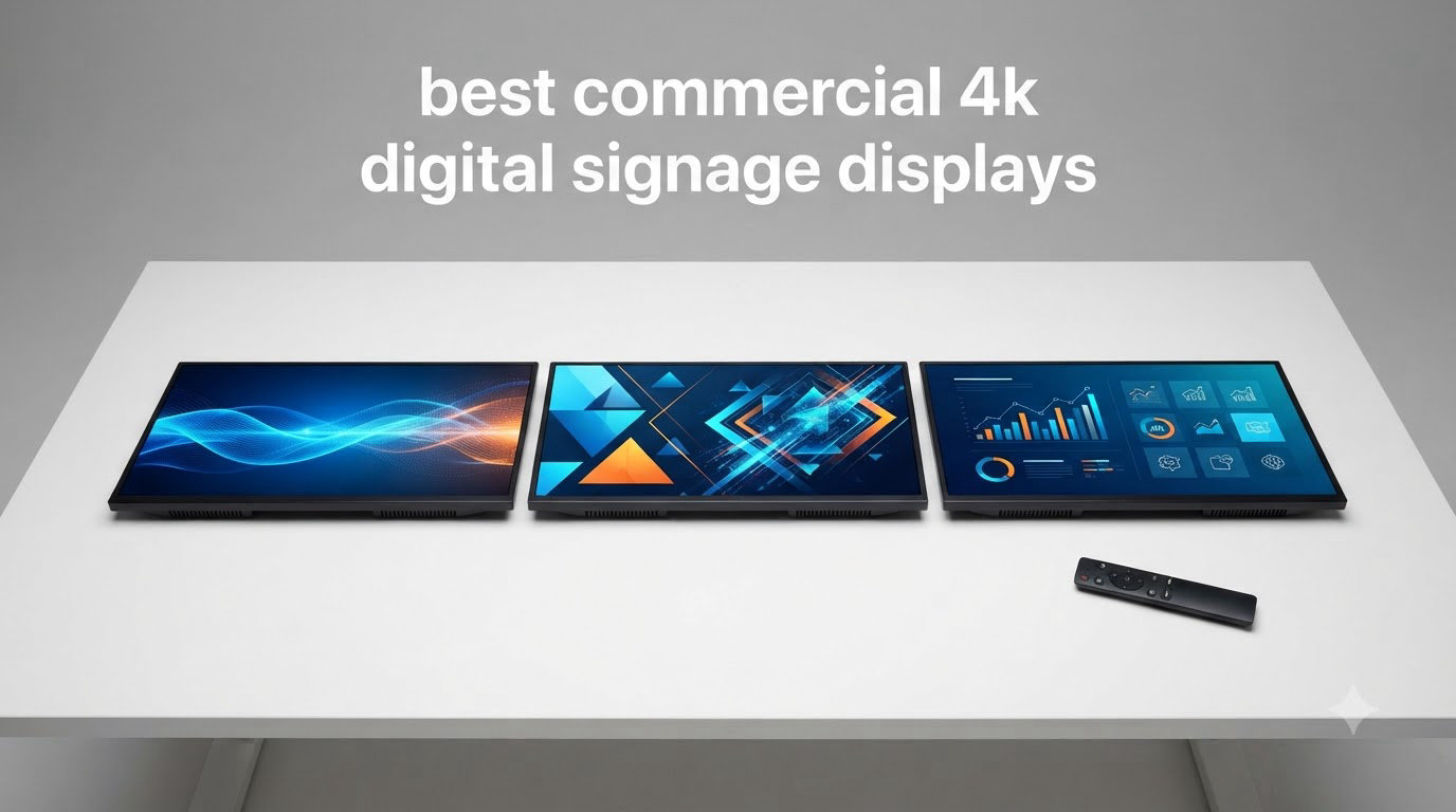 best commercial 4k digital signage displays