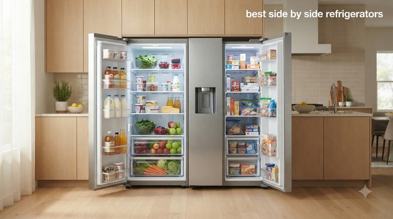 best side by side refrigerators