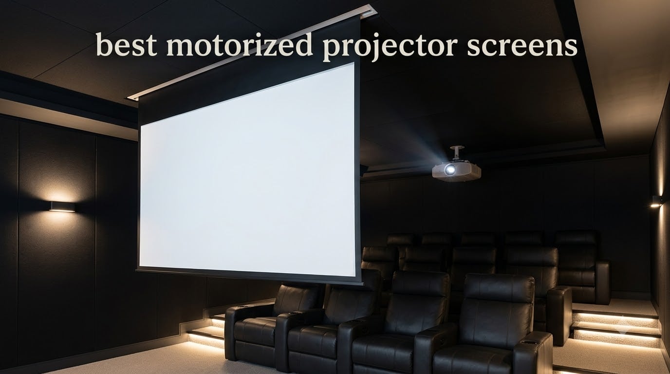 best motorized projector screens