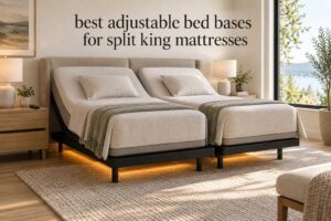 best adjustable bed bases for split king mattresses