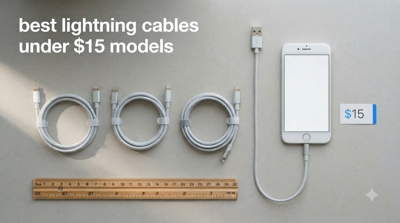 best lightning cables under $15 models