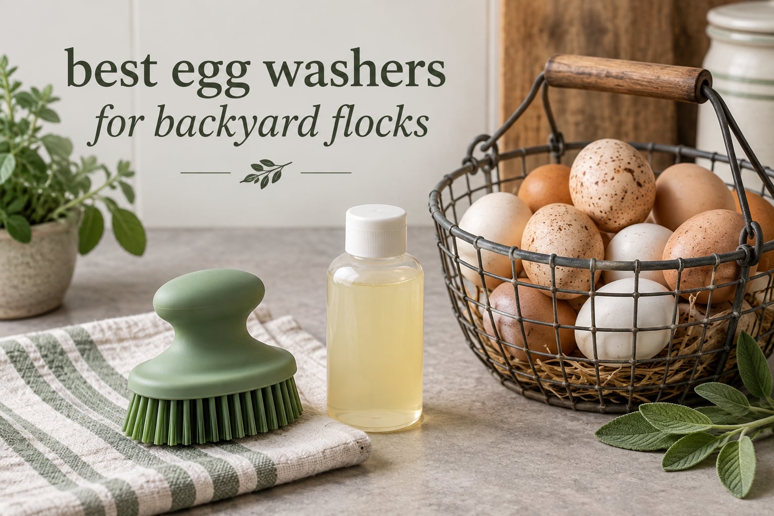 best egg washers for backyard flocks