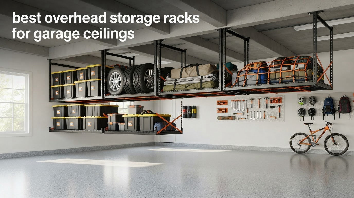 best overhead storage racks for garage ceilings