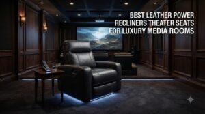 best leather power recliners theater seats for luxury media rooms