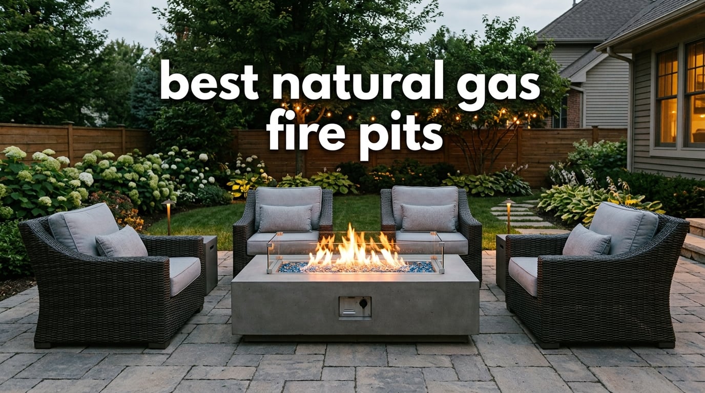best natural gas fire pits