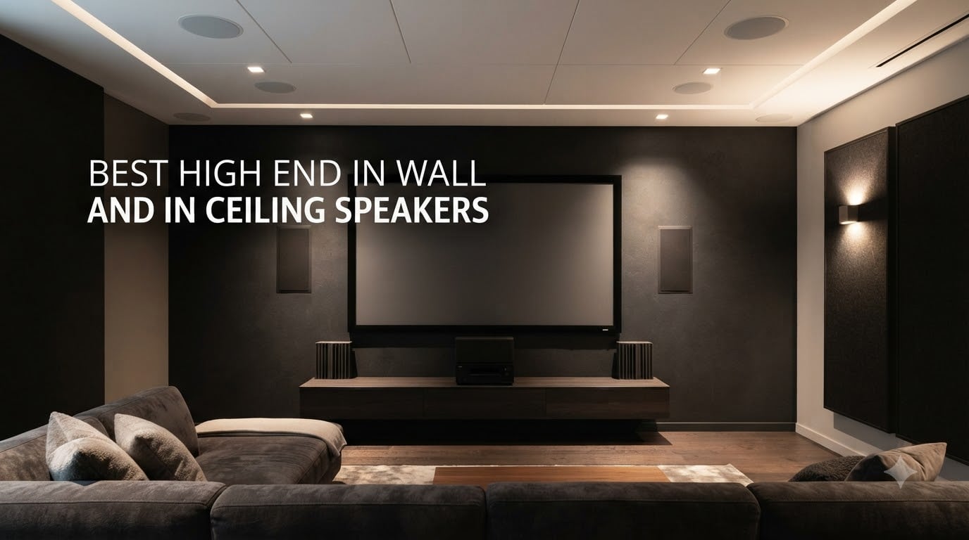 best high end in wall and in ceiling speakers