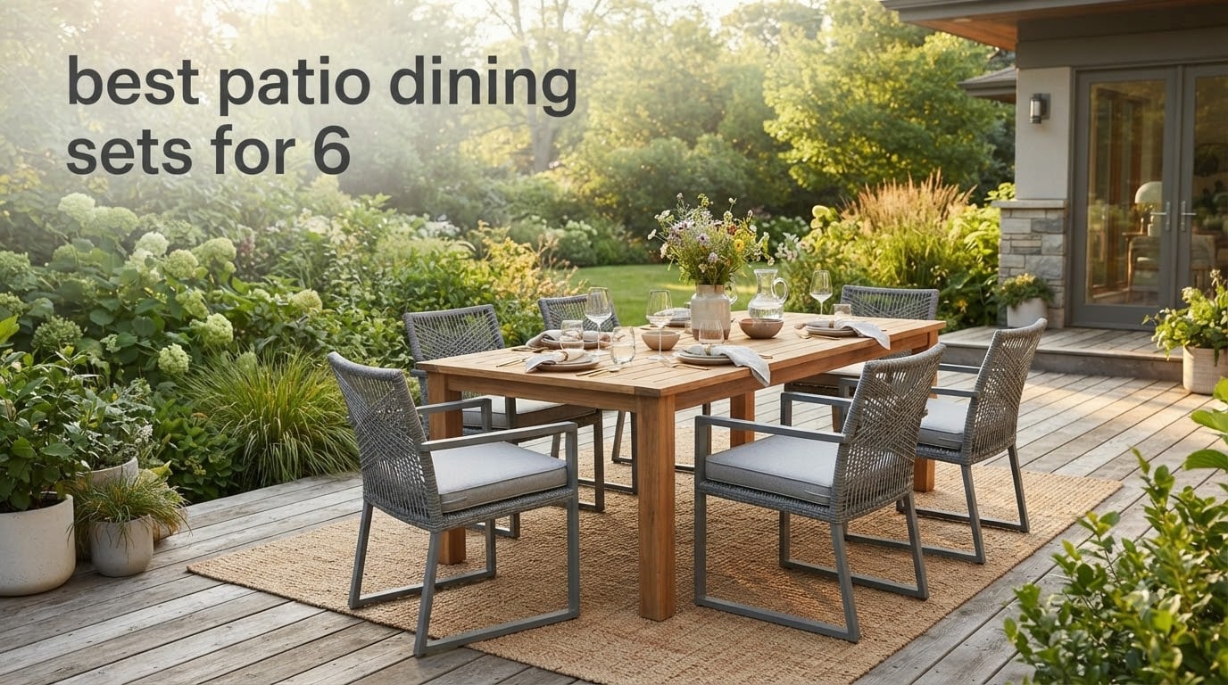 best patio dining sets for 6
