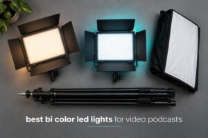best bi color led lights for video podcasts