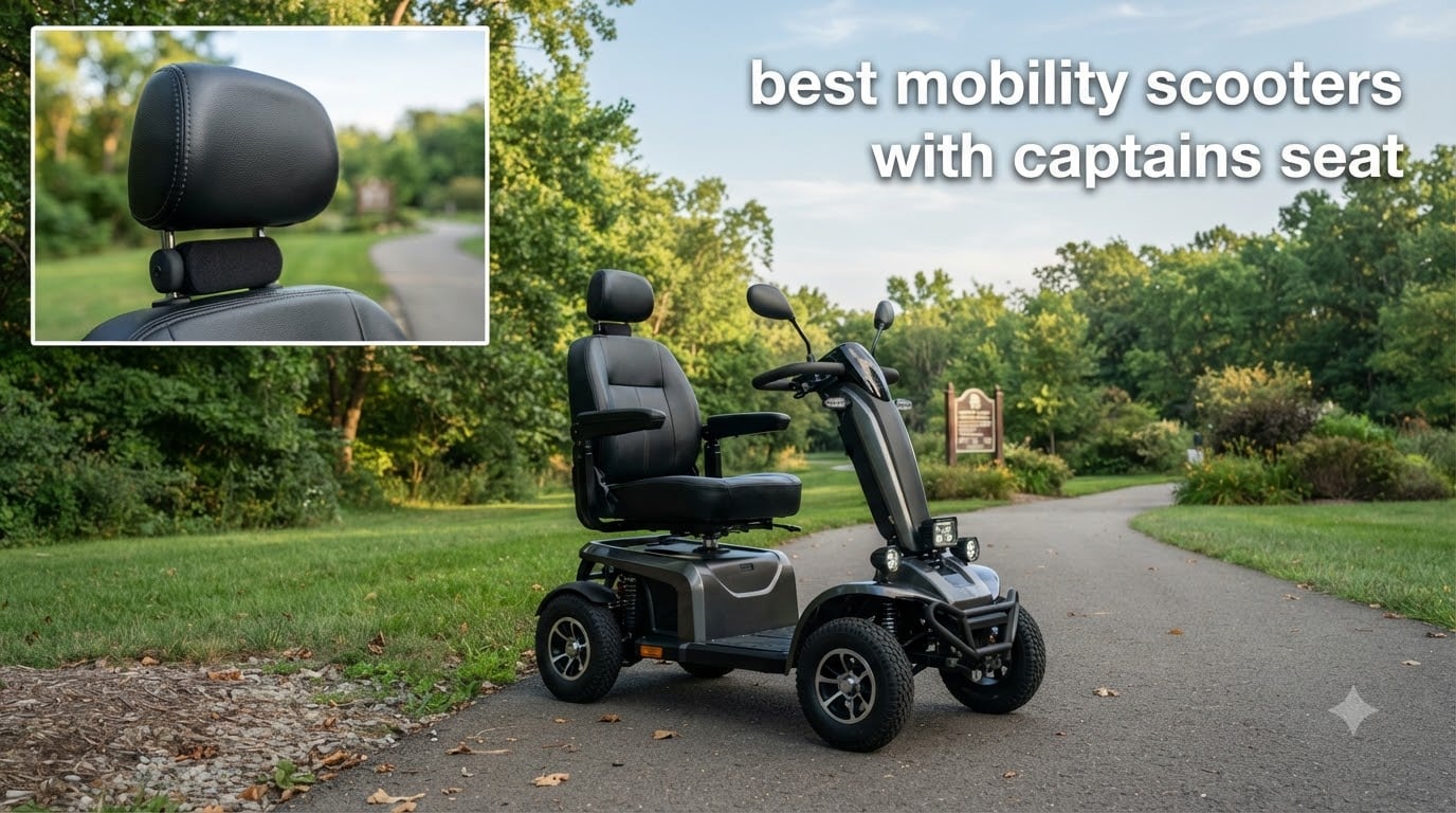 best mobility scooters with captains seat