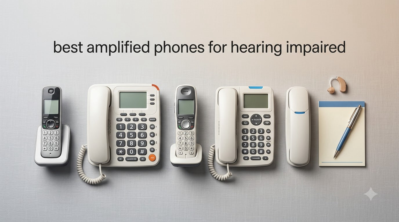 best amplified phones for hearing impaired