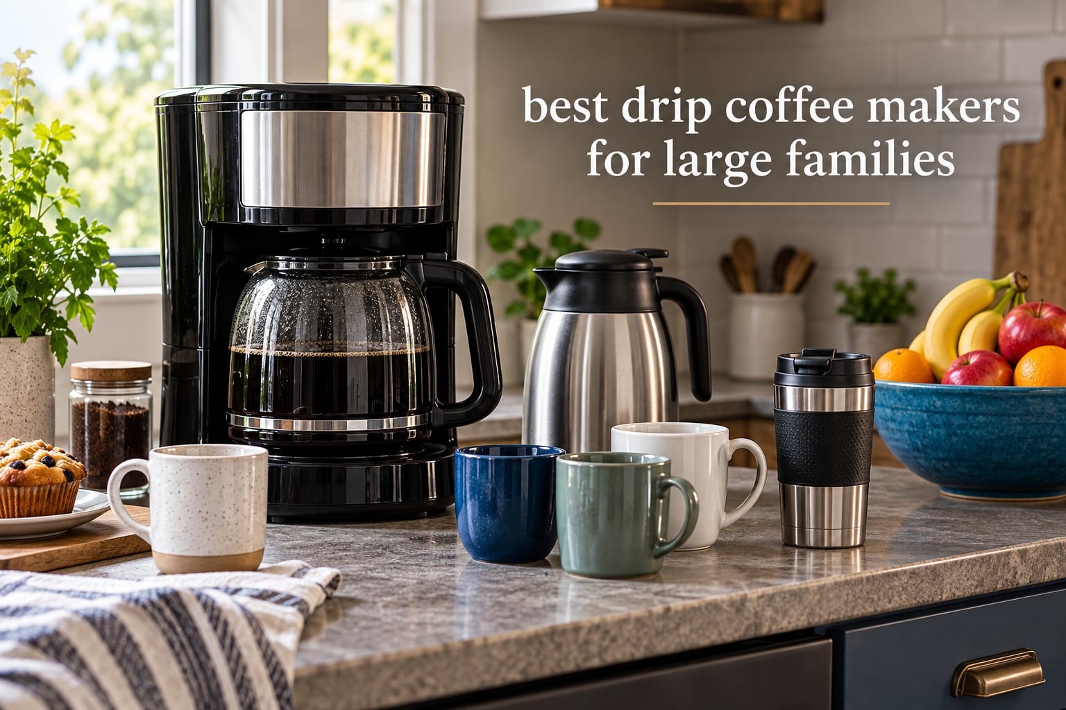 best drip coffee makers for large families