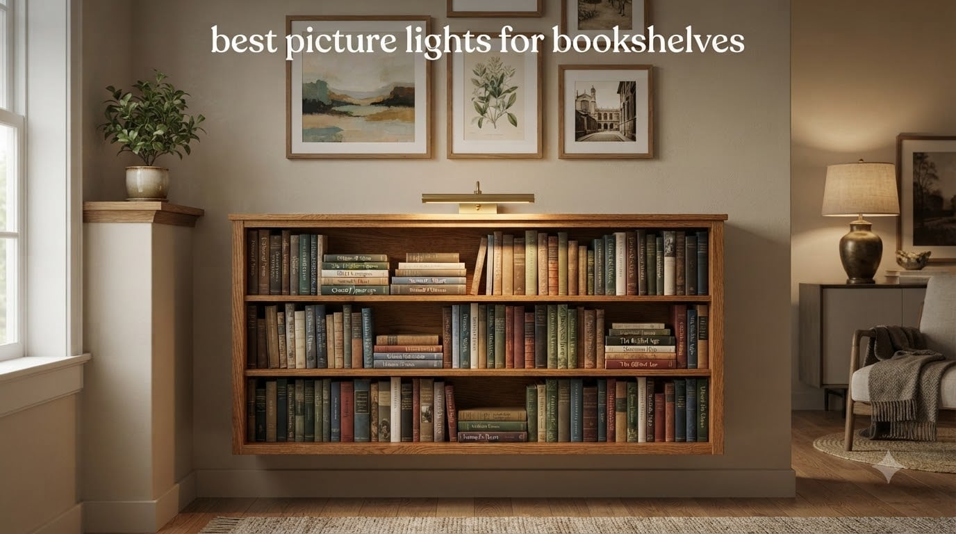 best picture lights for bookshelves
