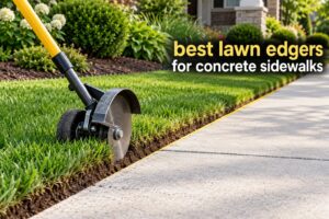 best lawn edgers for concrete sidewalks