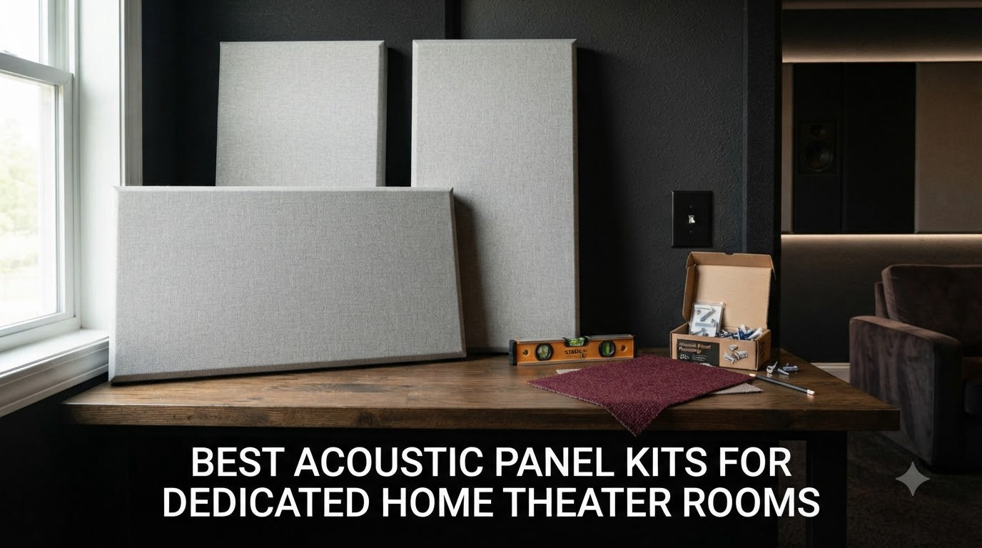 best acoustic panel kits for dedicated home theater rooms