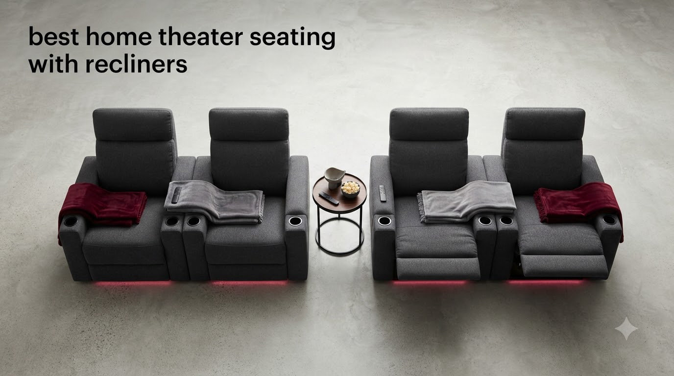 best home theater seating with recliners