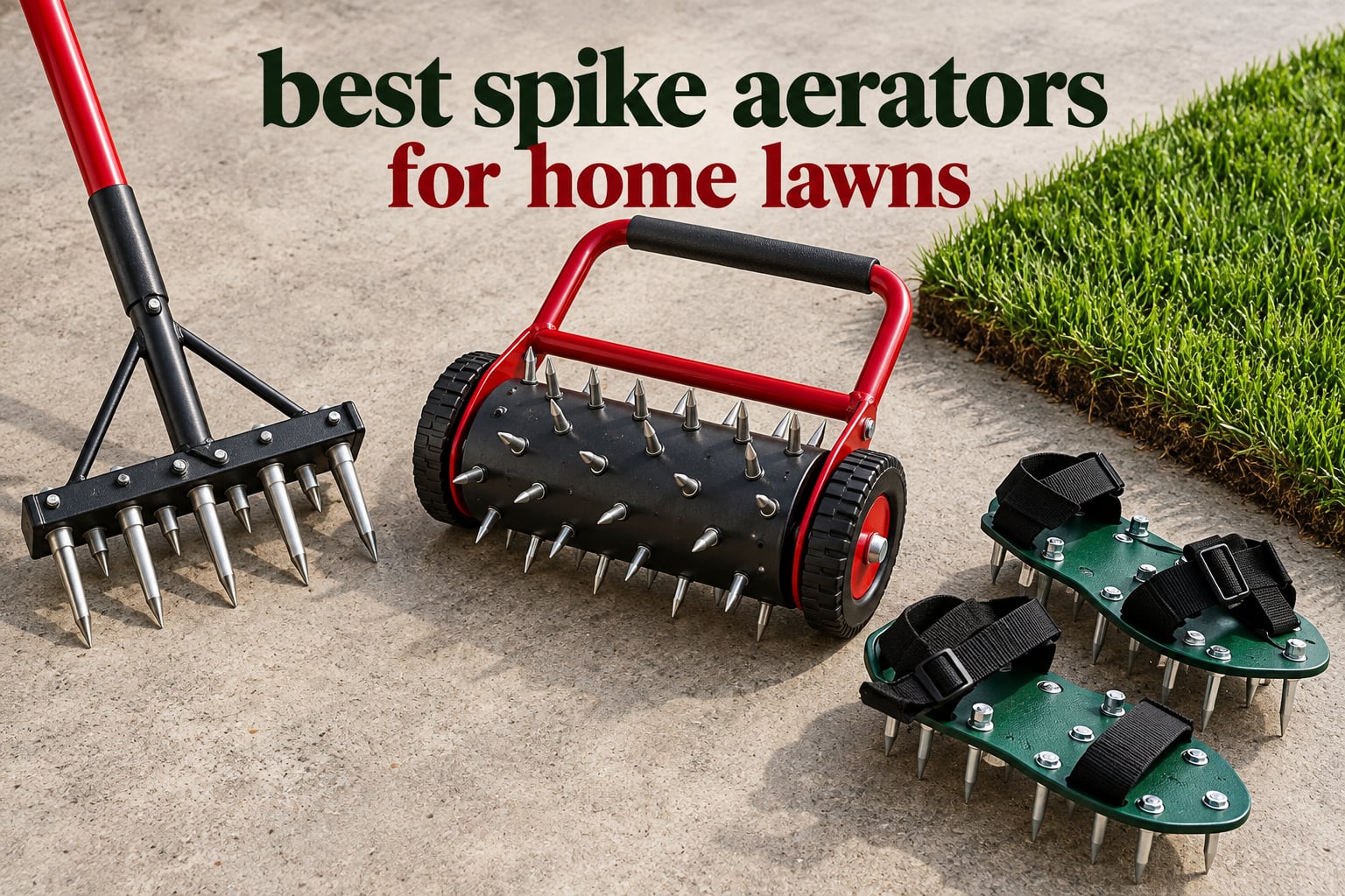 best spike aerators for home lawns