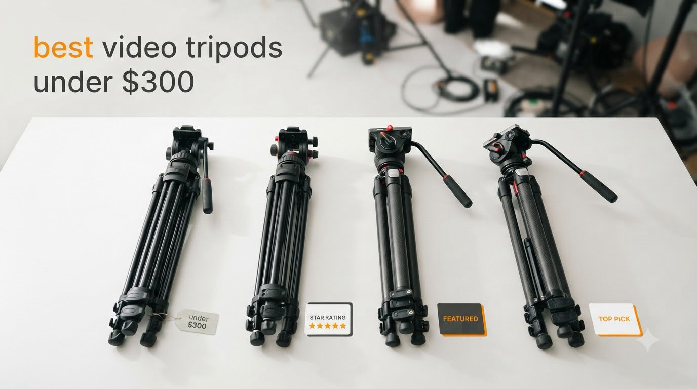 best video tripods under $300