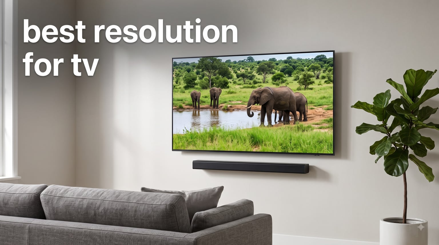 best resolution for tv