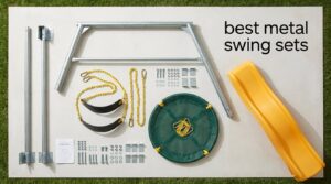 best metal swing sets