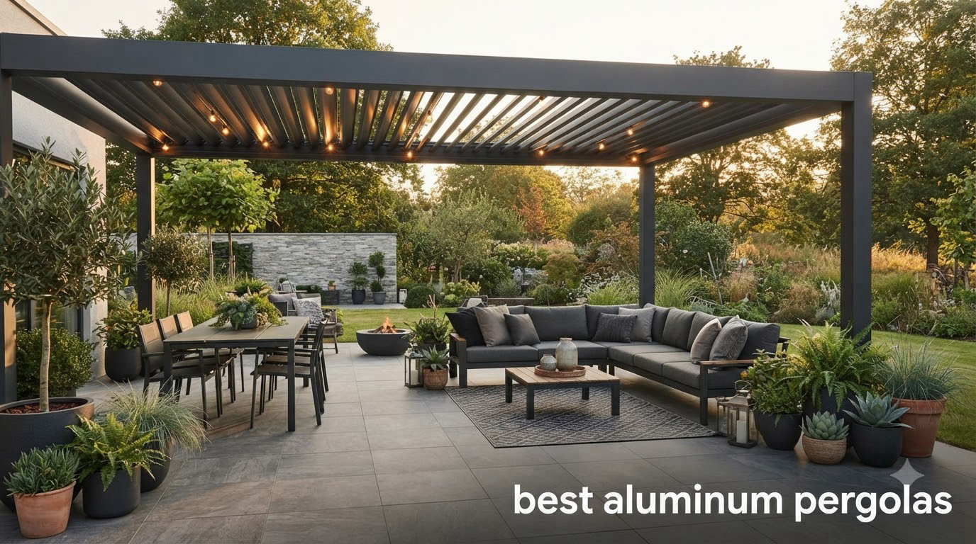 best aluminum pergolas