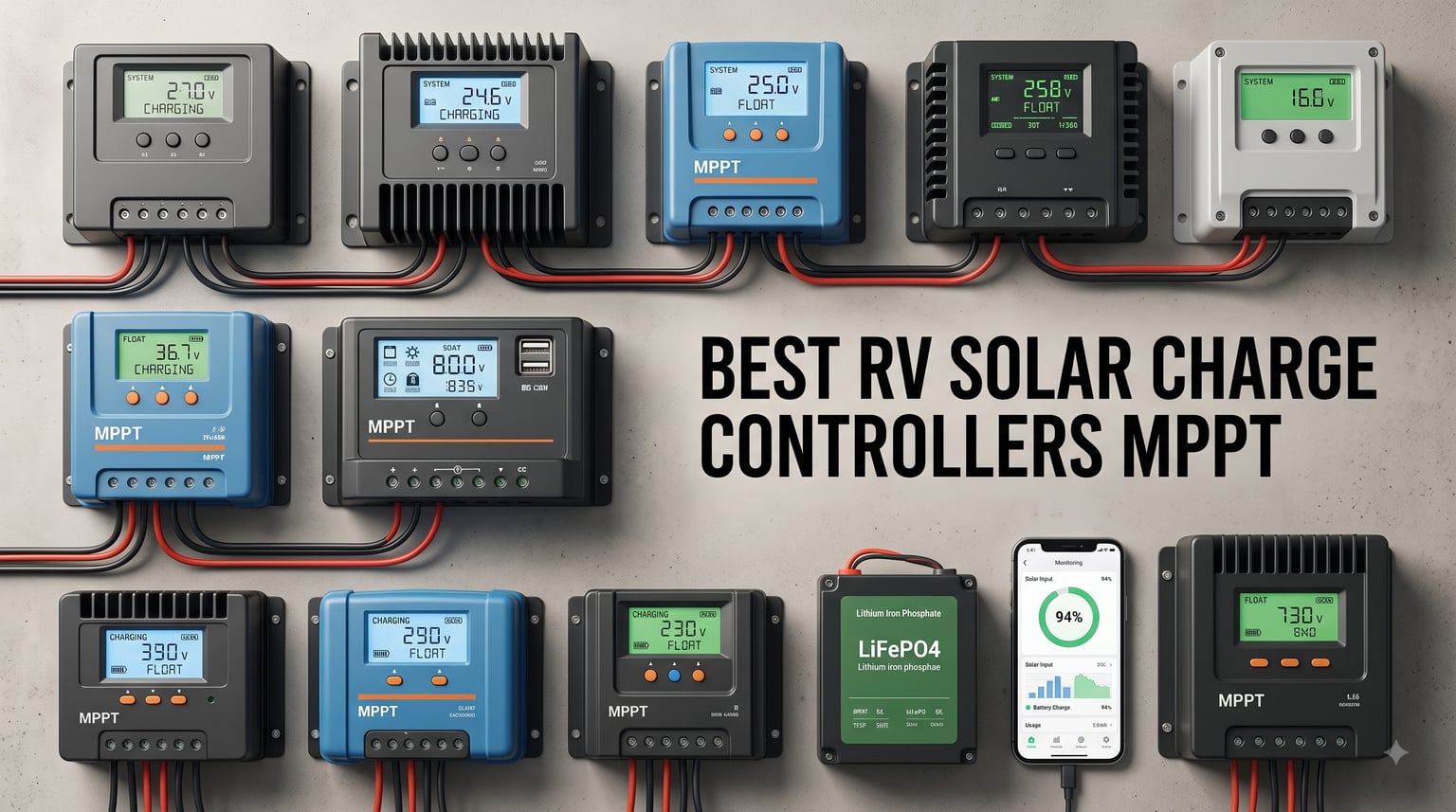best rv solar charge controllers mppt