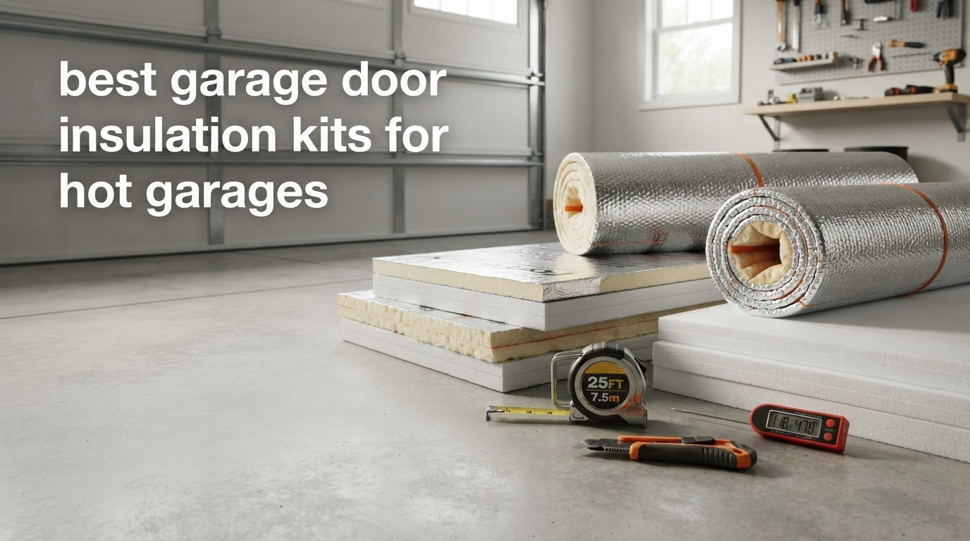 best garage door insulation kits for hot garages