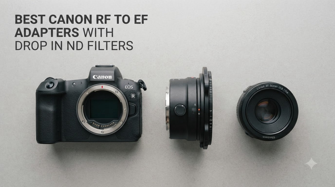 best canon rf to ef adapters with drop in nd filters