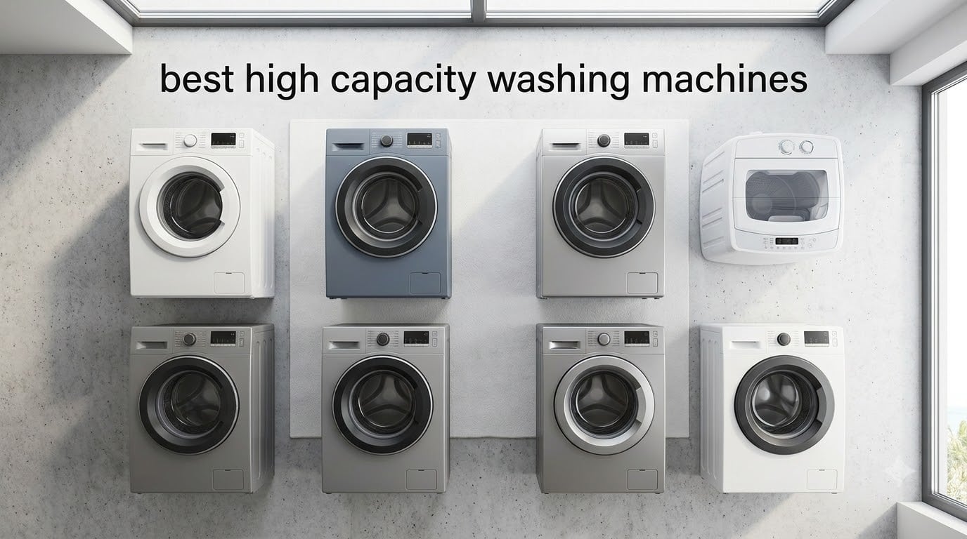 best high capacity washing machines