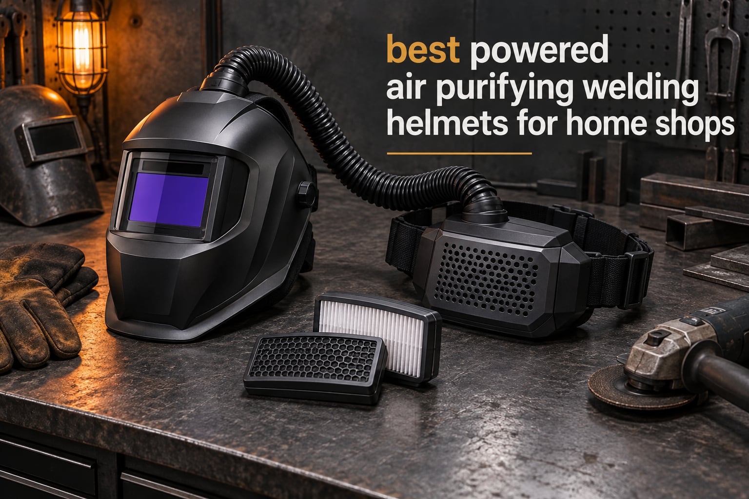 best powered air purifying welding helmets for home shops