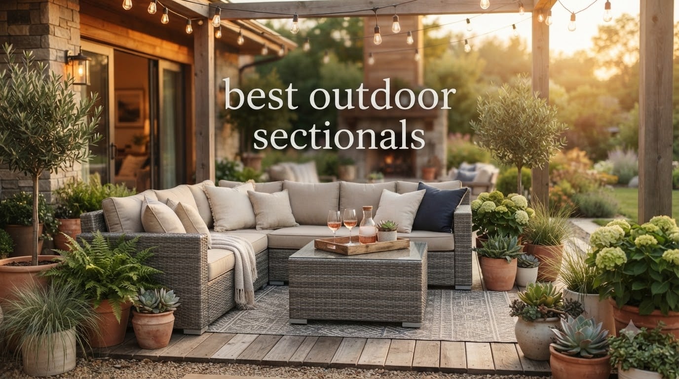 best outdoor sectionals
