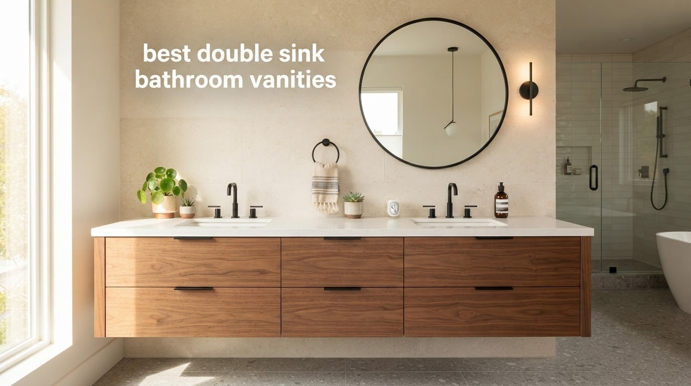 best double sink bathroom vanities