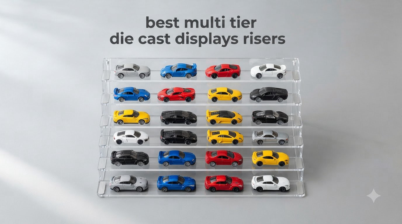 best multi tier die cast displays risers