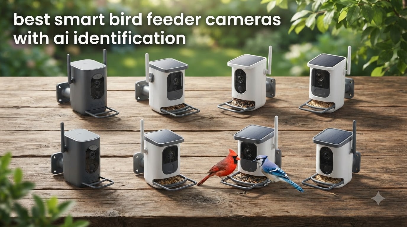 best smart bird feeder cameras with ai identification