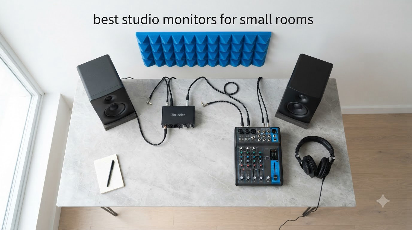 best studio monitors for small rooms