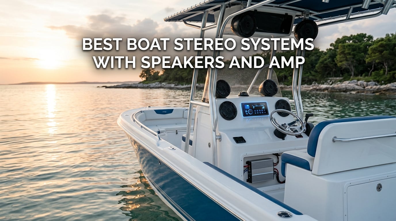 best boat stereo systems with speakers and amp