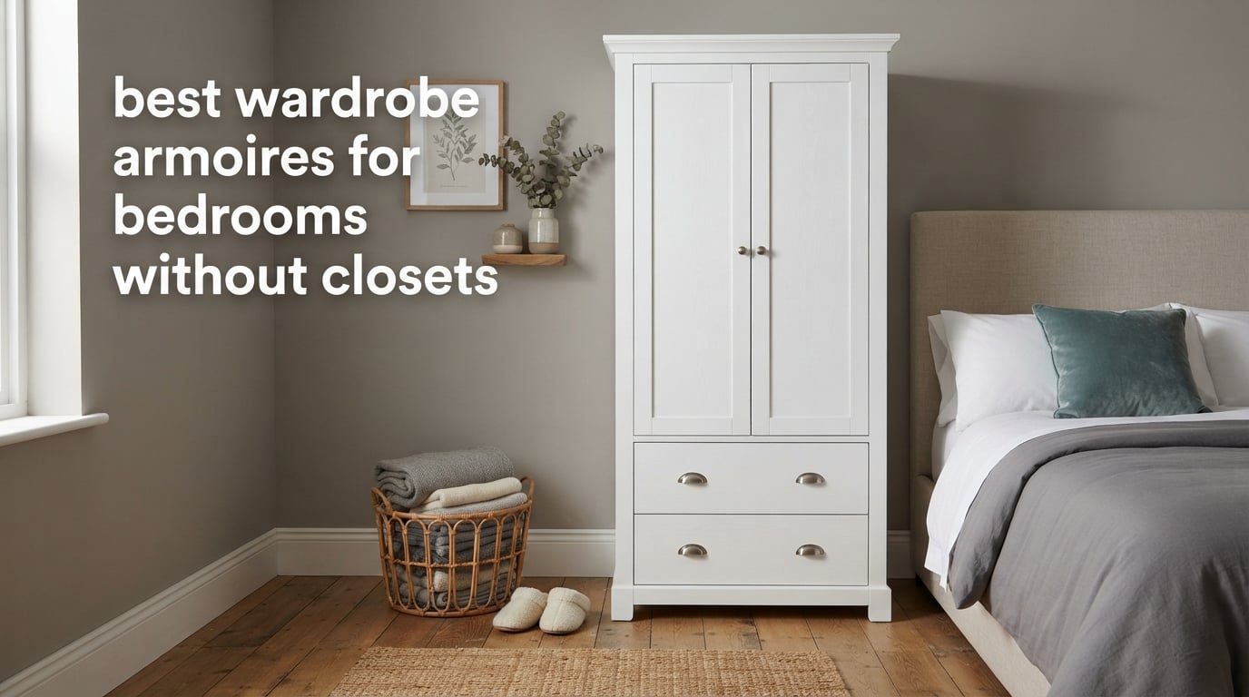 best wardrobe armoires for bedrooms without closets