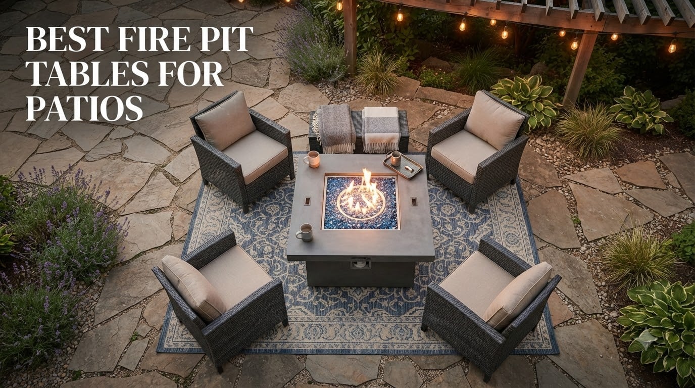 best fire pit tables for patios