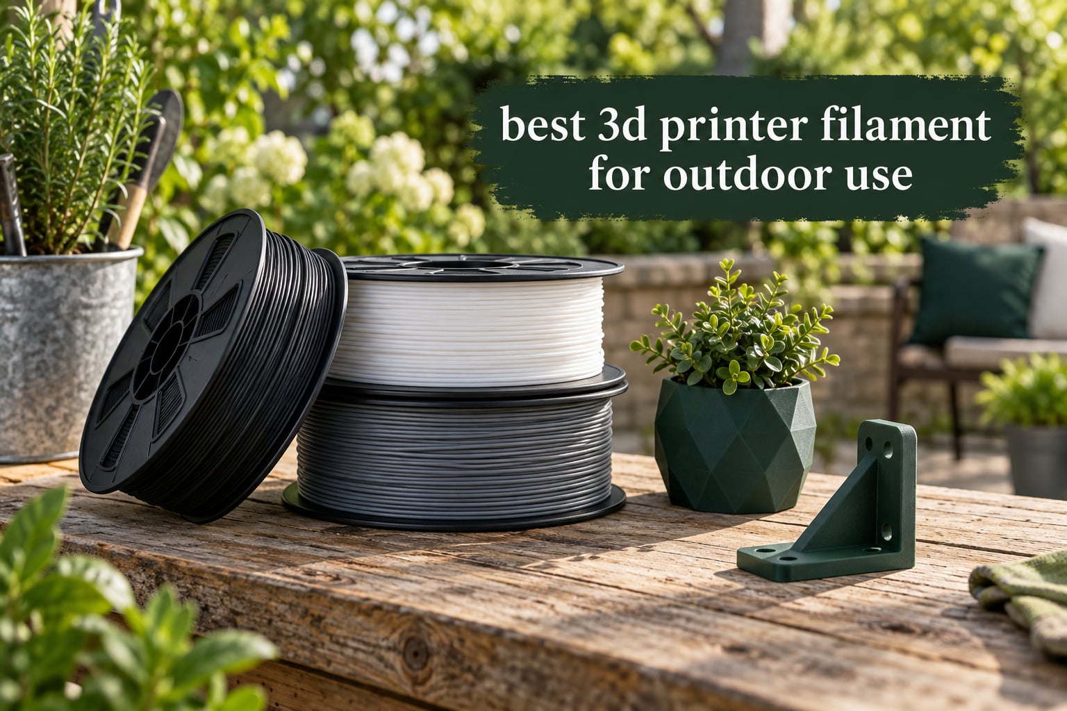 best 3d printer filament for outdoor use