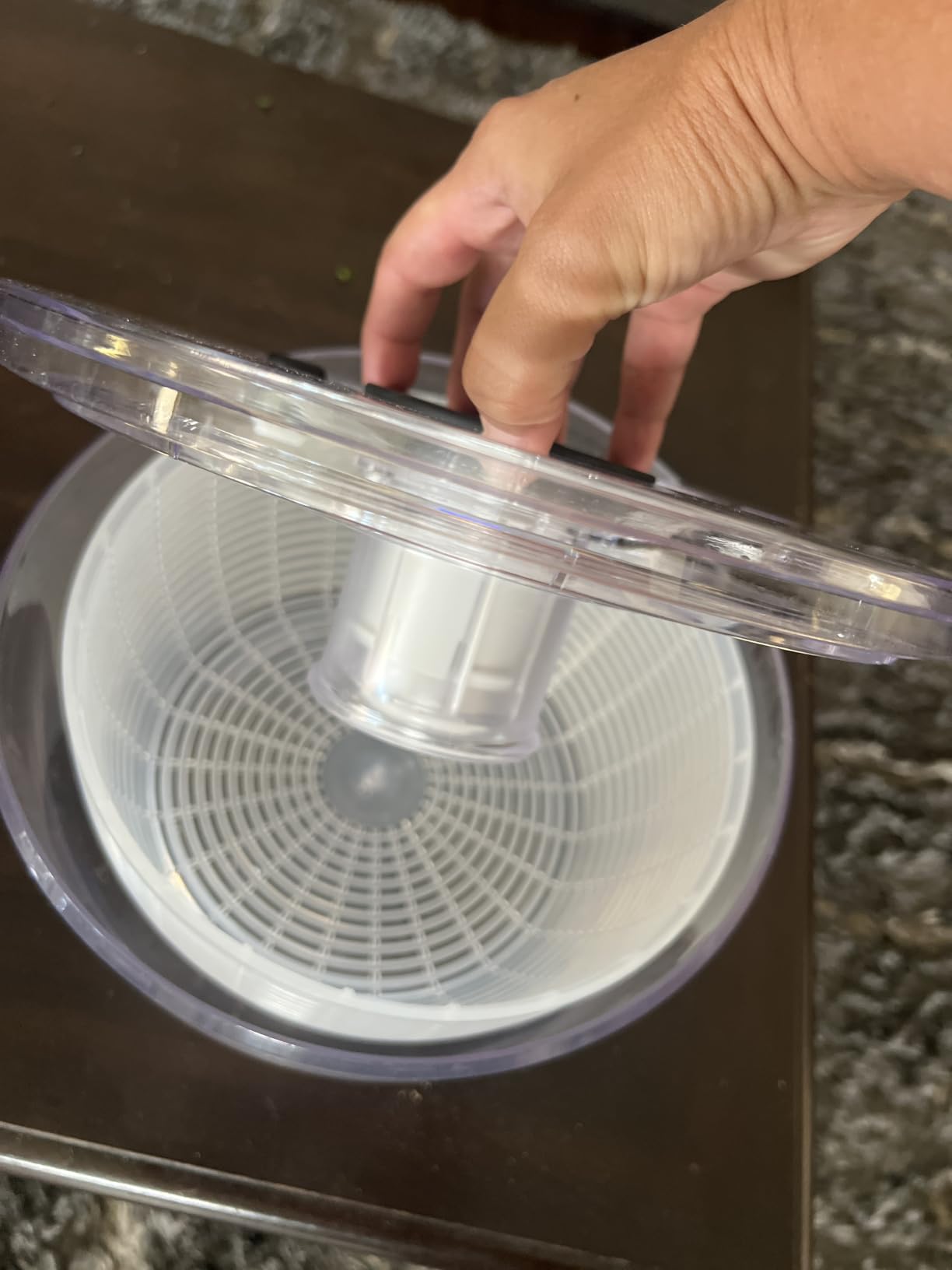 OXO Good Grips 6.22 Qt Salad Spinner, Vegetable Washer with Bowl & Strainer customer photo 2